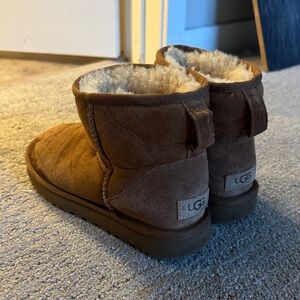 UGG Brown Sheepskin Ankle Boots